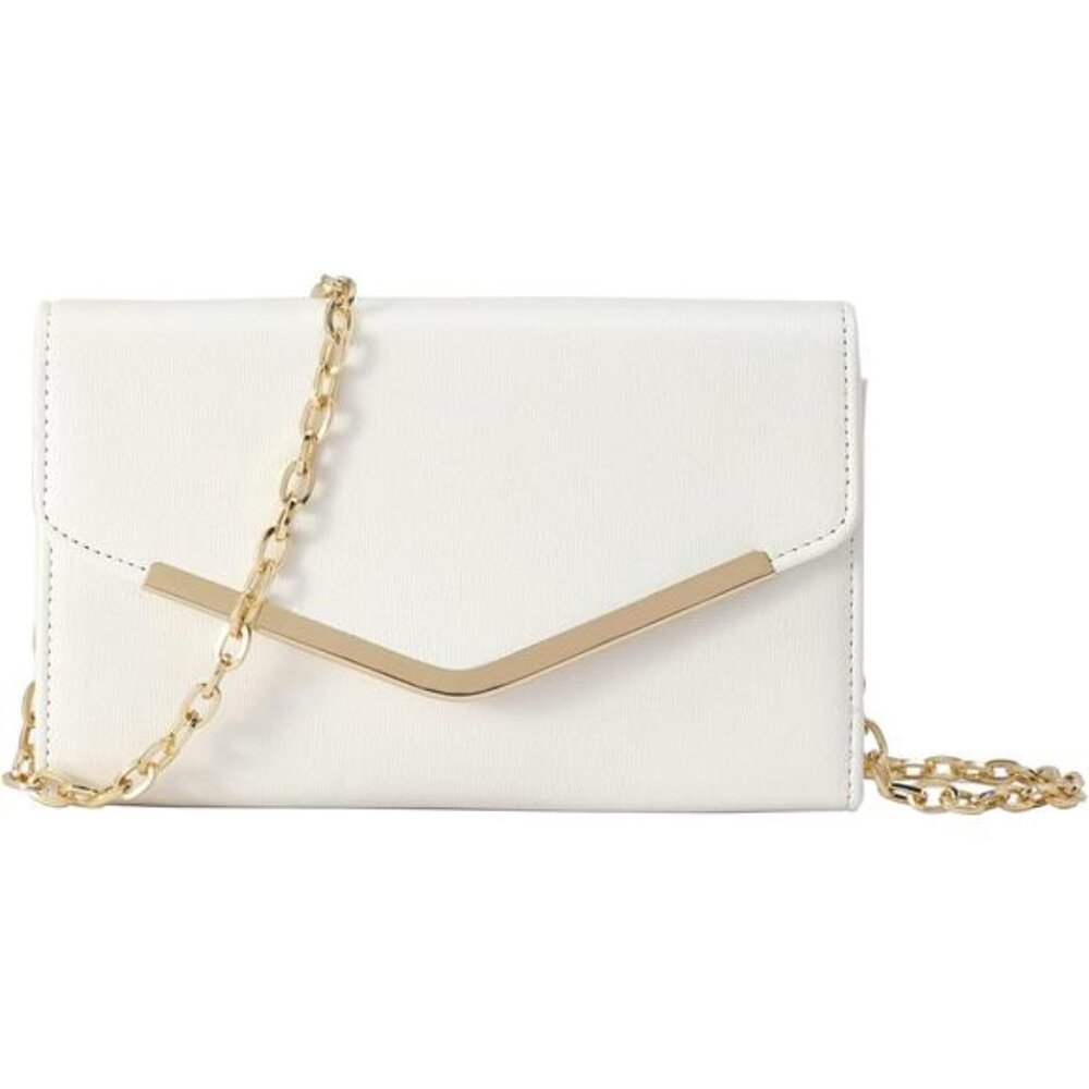 Clutch Purse Evening Bag for Women, Envelope Handbag With Detachable Chain
